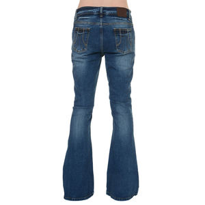 Pantalones Vaqueros Vintage al por Mayor, Cómodos, Ligeros, de Color Sólido, Corte Recto, Transpirables, para Hombre - Product Image 3