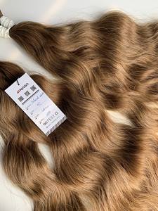 Extensions de cheveux vierges en vrac au prix de gros Double noyade 100 grammes Couleurs claires 22 pouces - Product Image 3