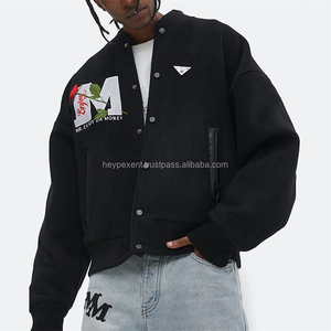 เสื้อแจ็กเก็ตเลตเตอร์แมนสำหรับผู้ชายเสื้อเบสบอลเสื้อโค้ทแนวสตรีทสำหรับทีมมหาวิทยาลัยแจ็กเก็ตลำลองขนาดพิเศษปักลาย2025ตามสั่ง - Product Image 4