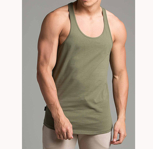 Camiseta sin mangas para hombre, ecológica, de mezcla de algodón y bambú, antibacteriana, blanca, ropa básica de moda sostenible - Product Image 2