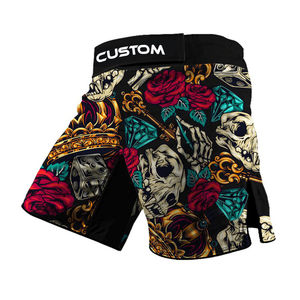 Premium CAPRA MMA <b>Shorts</b> Unisex Wholesale Prices Sublimated Designs 100% Polyester 240g <b>Stretch</b> Breathable Quick Dry Custom Logo - Product Image 6