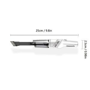 Aspirapolvere Portatile per Auto ad Alta Potenza e Forte Aspirazione, Design Bianco Senza Fili e Pieghevole - Product Image 3