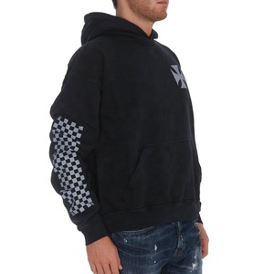 Fabricante directo 100% algodón francés Terry Vintage Sudadera con capucha personalizar alta calidad desgastado hombres ácido lavado Sudadera con capucha - Product Image 5