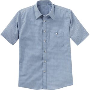 Camisa de Trabajo a Cuadros Mini Personalizada para Hombre, Estilo Uniforme - Product Image 4