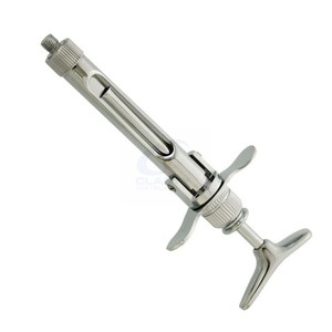 CLASTY INSTRUMENTS Seringue dentaire auto-aspirante en acier inoxydable, manuelle, réutilisable, autoclavable, certifiée CE, instrument de classe I - Product Image 5