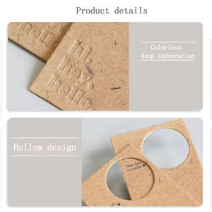 Etiquetas colgantes personalizadas impresas en relieve y serigrafiadas para ropa, etiquetas ecológicas de papel semillado para prendas, bolsos, zapatos y logotipos de lujo - Product Image 5