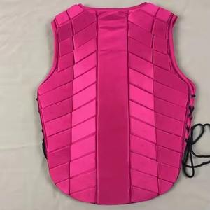 Pink Equestrian <b>Body</b> Protector Vest Short Sleeve Lightweight Neoprene Riding Safety Gear Unisex Solid Color 2026 - Product Image 6