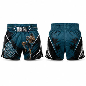 Shorts de Muay Thai y MMA para Mujer, Personalizados, Cintura Elástica, Satén/Nailon/Poliéster, para Entrenamiento y Competencia - Product Image 1