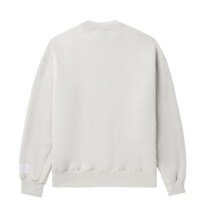 เสื้อสเวตเชิ้ตคอกลมบุขนแกะสำหรับผู้ชาย ทรงหลวม แขนยาว แบบเรียบ สำหรับปักและสกรีน - Product Image 2