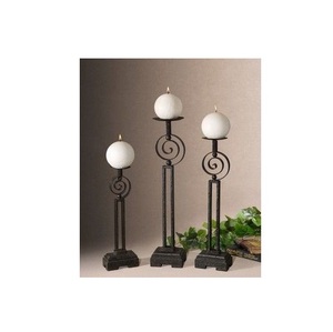 Farol de Hierro Clásico con Portavelas Metálico para Centro de Mesa, Iluminación de Terraza, Fiestas de Cumpleaños, Celebraciones Familiares - Product Image 4