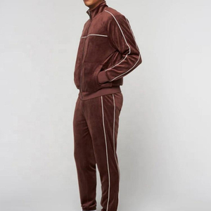 Ensemble de survêtement en velours pour homme, 2 pièces, ensembles de sweats à capuche et pantalons de survêtement en velours à manches longues, ensembles de vêtements de sport - Product Image 3