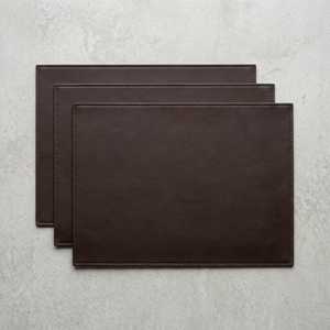 Sacs et étuis à usage spécial, dessous de plat en cuir véritable, résistant à la chaleur, lavable, rectangulaire, pour restaurant, OEM NPM-0003 - Product Image 3