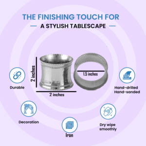 แหวนกระดาษเช็ดปากรูปผีเสื้อสุดหรูทำจากไม้เหล็กและกระดาษสำหรับโต๊ะและงานเลี้ยง - Product Image 6