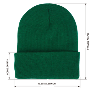 Gorro de Punto Marrón con Diseño Gráfico, Bordado 3D, Letras Góticas Audaces, Estilo Y2K, Gorro de Invierno, Moderno, Unisex - Product Image 5