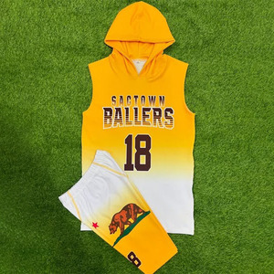 Conjunto de Uniforme de Baloncesto Sublimado Personalizado OEM, Jersey y Pantalones Cortos Deportivos Transpirables, Colores Personalizados, Kit de Baloncesto de Verano para Hombre - Product Image 6