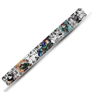 Ceinture de musculation professionnelle Tanjiro Anime imprimée en cuir de vachette respirant avec levier pour l'haltérophilie (10 mm d'épaisseur) - Product Image 3