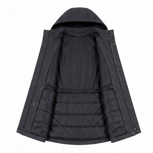 Abrigo Parka Impermeable con Capucha para Mujer, con Aislamiento Cómodo, Múltiples Bolsillos de Almacenamiento y Apariencia Invernal Elegante - Product Image 6