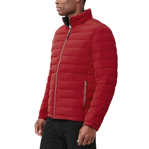 Best Selling Men's Slim Fit Puffer <b>Jacket</b> Professional Custom Design with Stylish Hood <b>Winter</b> Fashion Canvas Fabric - Product Image 3