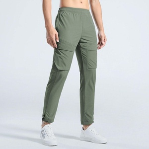 Pantalon de jogging streetwear coupe-vent décontracté pour homme, pantalon de sport ample à séchage rapide, pantalon tendance pour homme, pantalon d'été - Product Image 1