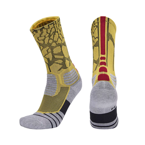 New Arrival Men Soccer Grip Socks 100% Polyester Multi Colors Sublimation Printed Tight Fit Flexible Quick Dry Anti-Slip <b>Thigh</b> - Product Image 6