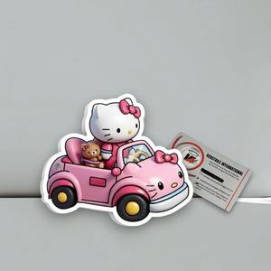 Paleta de Extensión de Pestañas Acrílicas Magnéticas con Forma de Corazón y Diamantes de Hello Kitty, Personalizada y Ecológica para Artistas - Product Image 5