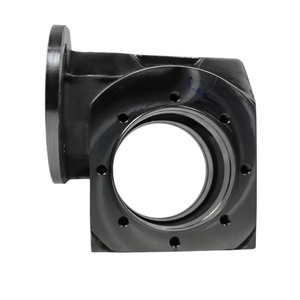 Composants de fonderie de précision en aluminium, boîtier de boîte de vitesses à angle droit avec bride, pièces de machines sur mesure de haute précision Vartis - Product Image 3