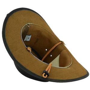 GENERSA SPORTS GS-CBH-ZY-0099 Chapeau de cowboy en polyester unisexe marron à large bord, décontracté pour l'extérieur, réglable, toutes saisons, adulte 58-60CM - Product Image 6