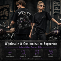 T-shirt décontracté ample de haute qualité 100% coton, nouvelle tendance, marque rétro, imprimé vieilli, streetwear