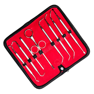 Instrumentos Bone Bridge: Juego de 8 instrumentos para elevación de senos, de acero inoxidable, certificado CE, de alta calidad, de doble punta, para implantes dentales - Product Image 3