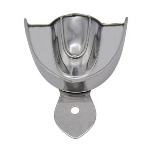 Juego Profesional de Bandejas Metálicas para Impresiones Dentales |   Bandejas Regulares Extra Grandes de Acero Inoxidable Sólido Sin Perforaciones, Par Superior e Inferior - Product Image 3