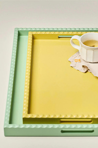 Unique Premium Quality Elegant Durable Choice for Home Decor Serving and Gifting Needs Exquisite Handcrafted Lacquer Tray - Product Image 3