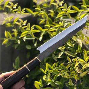 Couteau de chef personnalisé artisanal en acier au carbone Burraq Ecommerce, lame de 8 pouces, épaisseur de 3,0 mm, manche en bois, étui, NOUVEAU, cadeau - Product Image 6
