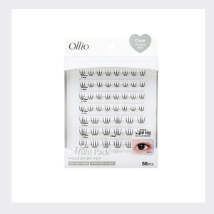 Extensions de cils abonnie Ollio sans colle, multi-pack, transparentes - Product Image 1