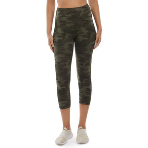 <b>Women's</b> High Waist <b>Camo</b> Print Capri <b>Leggings</b> Stretch Knitted Sporty Style All Seasons Spandex Polyester - Product Image 1