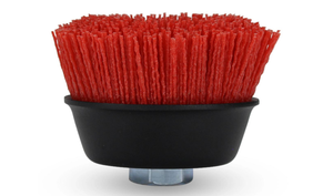 Industrial Grade Nylon Cup <b>Brush</b> with Shank for Metal Wood Surface Finishing Abrasive Tool - Product Image 3