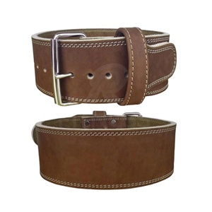 High Quality Custom Design <b>Powerlifting</b> Weightlifting Cowhide Breathable Lightweight <b>Belt</b> - Product Image 3