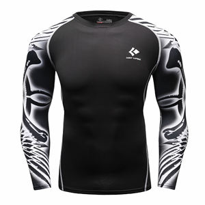 Men Rash Guard Swim Shirt UV Protection Long Sleeve Quick Dry <b>Surf</b> Beach Activewear Top - Product Image 3
