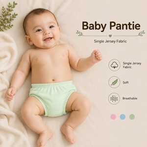 Calzones de Algodón de Colores Sólidos para Niñas y Niños Pequeños - Product Image 2