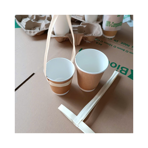 Porte-gobelet en bambou écologique, dessous de verre naturel pour table à manger - Product Image 1