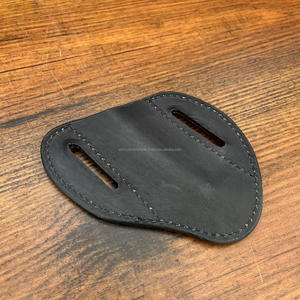 Gaine de couteau en cuir véritable à motif à carreaux professionnel personnalisé couverture de couteaux en cuir à découper de haute qualité avec boucle de ceinture - Product Image 6