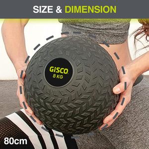 ลูกบอลออกกำลังกาย GISCO SLAM BALL ผลิตจากยางและ PVC เป็นมิตรต่อสิ่งแวดล้อม สำหรับอุปกรณ์ออกกำลังกาย ฟิตเนส และการฝึกฝนร่างกาย - Product Image 6
