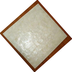 Mosaico de conchas, artículos de vidrio y mosaico decorativo cuadrado de 30 cm - Product Image 1