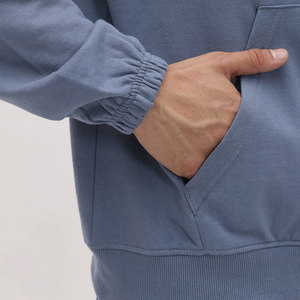 Custom Designed Oversized Unisex Cotton Fleece Pullover Hoodie Winter Windproof Breathable 340g Heavy Cotton <b>Thick</b> - Product Image 5