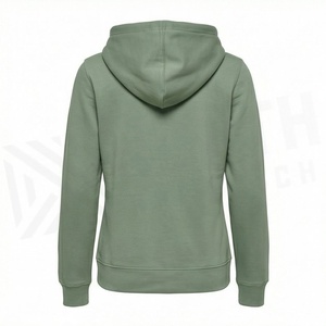 Women Custom Pullover Hoodie Casual Streetwear <b>Drop</b> Shoulder Anti Pilling Breathable Lightweight High Quality Sweatshirt - Product Image 2