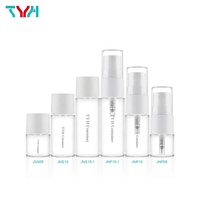 Bouteilles en plastique PETG de 5 ml, 10 ml, 15 ml avec bouchon en PP, bouchon intérieur en PE, pompe pulvérisatrice/goutteur, lotion, soin de la peau, sérum, masque facial, personnalisable
