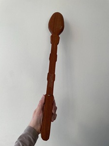 Cuillère à thé en bois durable, cuillère à café et sucre en bois naturel, manche lisse, ustensile de cuisine - Product Image 2