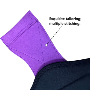 Support de poignet pour homme pour la musculation - Gants de protection en caoutchouc naturel et PVC avec fermeture auto-agrippante pour soulevés de terre et tractions - Product Image 6