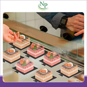 Tablas de Repostería Cuadradas de Color Negro de Alta Calidad - Soporte para Pasteles de Grado Alimenticio para Eventos y Panaderías a Precio de Descuento en Oferta - Product Image 6