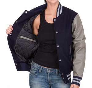 แจ็คเก็ตวาร์ซิตี้แฟชั่นใหม่สำหรับผู้หญิง สีสันปรับแต่งได้ คุณภาพสูง บุด้วยผ้าฝ้าย ระบายอากาศดี ติดกระดุม ดีไซน์สวยที่สุดสำหรับฤดูหนาว - Product Image 3