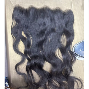 Extensiones de cabello Hd Frontals con diferentes texturas, tamaño 13*4, extensiones de cabello natural, colección de la mejor calidad a precio de mayoreo. - Product Image 1